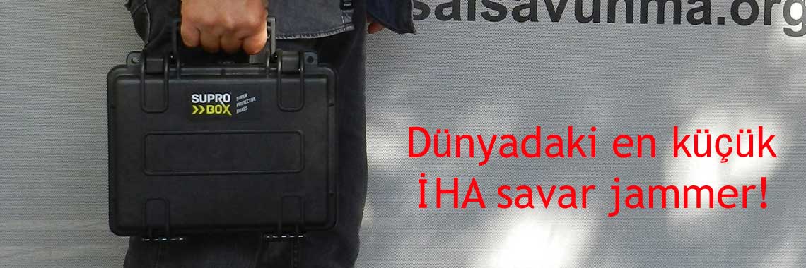  İHA Savar Mini Çanta Jammer Boyutu